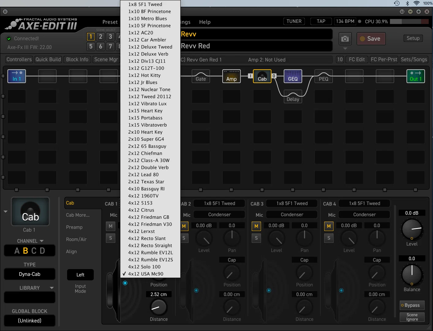 Fractal Audio Systems Axe-FX III Firmware 22.00 アップデート 概要