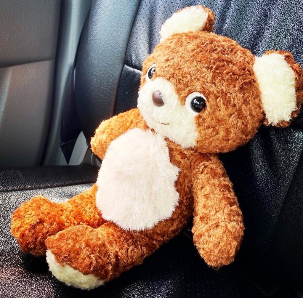 レトロ　童心　DOUSIN ぬいぐるみ　くまのモコ　テディベア　小さい　茶色 クマのモコ ブラウン Mサイズ 童心 くま ぬいぐるみ クマ