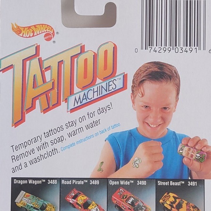 レビュー：ホットウィール Tattoo Machines Street Beast｜痣身