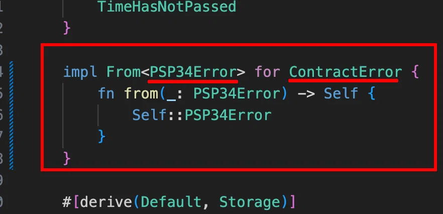 [Complete Guide] Consistency between custom errors in Openbrush and ...