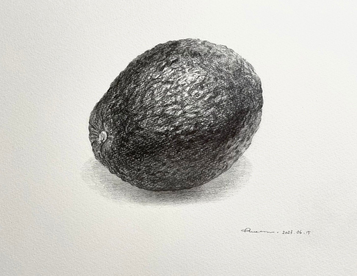 鉛筆デッサンで質感を描く｜るぅ1mm