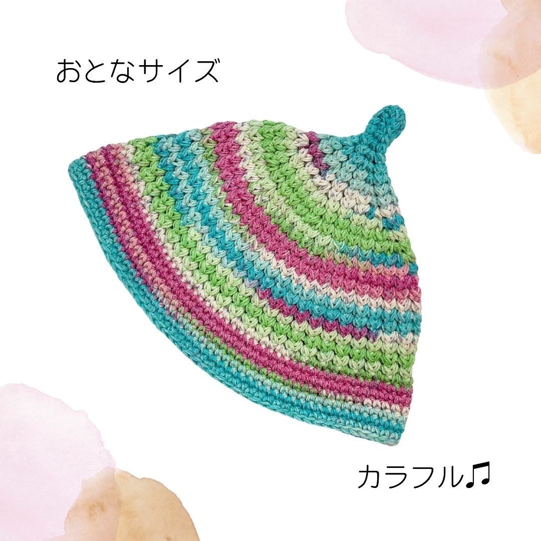 手編みのどんぐり帽子｜ニットの森 lepo lepo