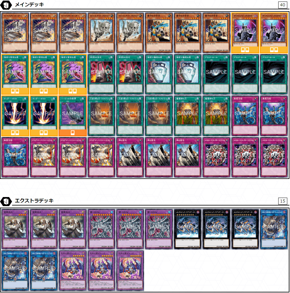 season18 マスター1到達デッキレシピと環境デッキ公開｜代理（遊戯王