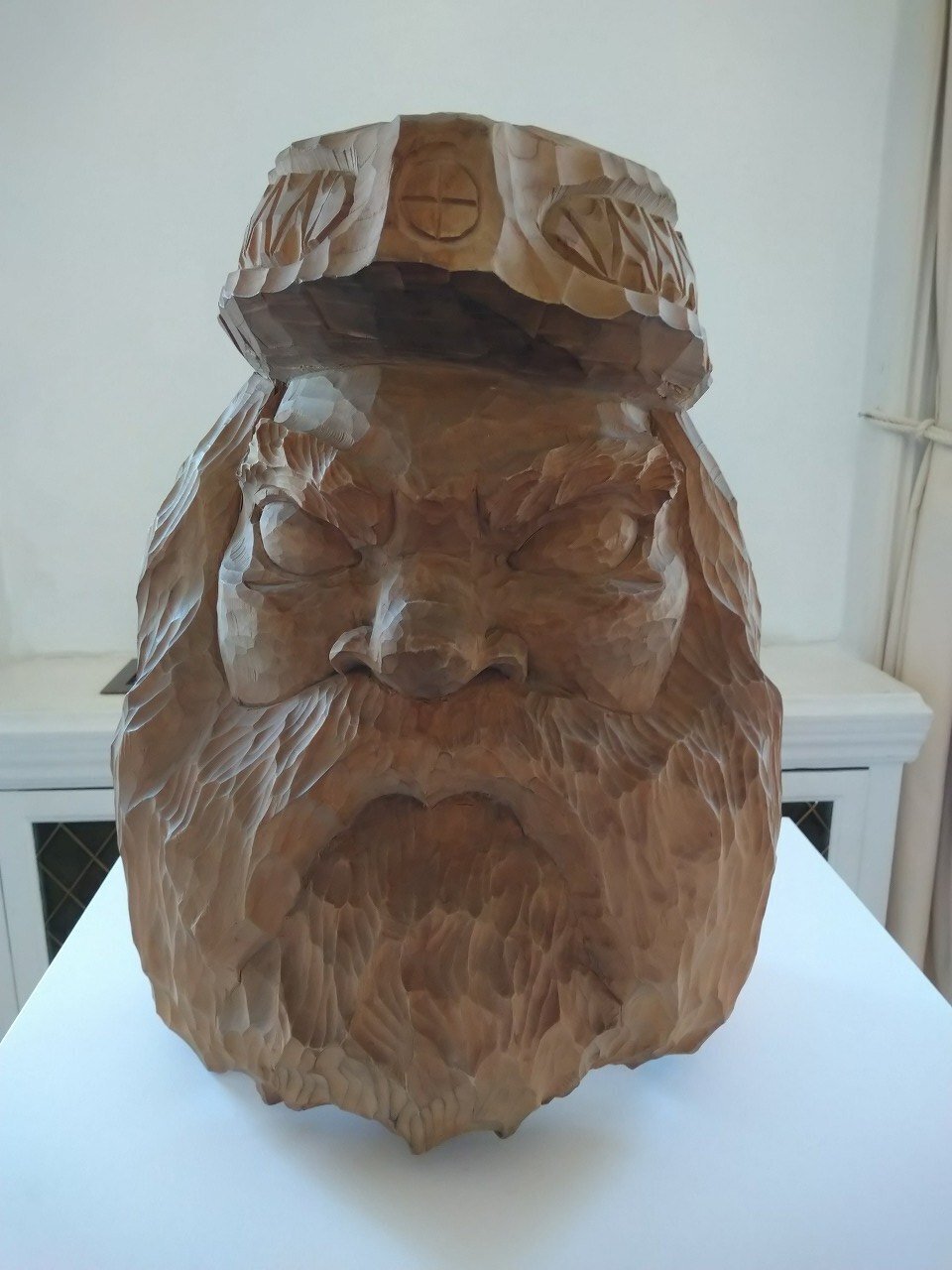 木彫り　アイヌ　ビッキ作 砂澤ビッキ 『樹鰈』 木彫 - アンティーク雑貨・古道具の札幌