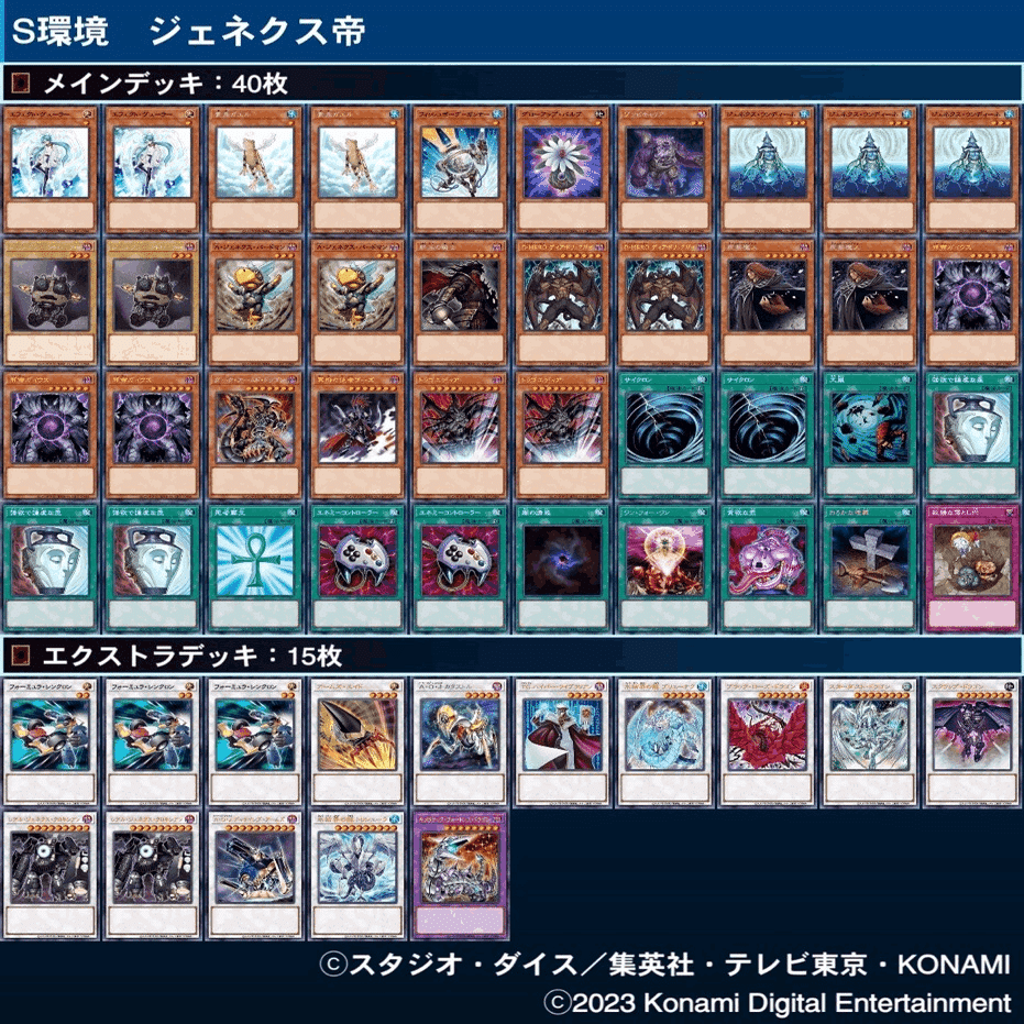 ジェネクス帝 【S環境デッキ紹介】｜U_SaN