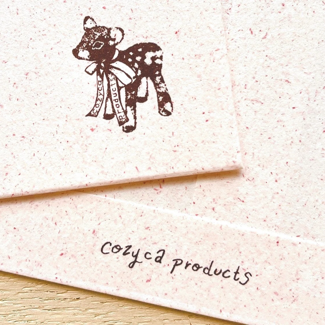 2023夏の新作 丸襟封筒 〈ストライプ・とまと〉｜表現社 cozyca products