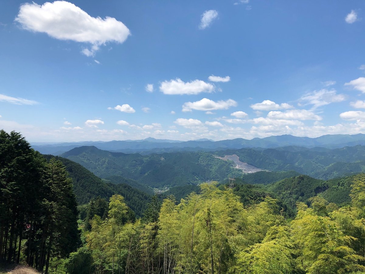 顔振峠からの眺望