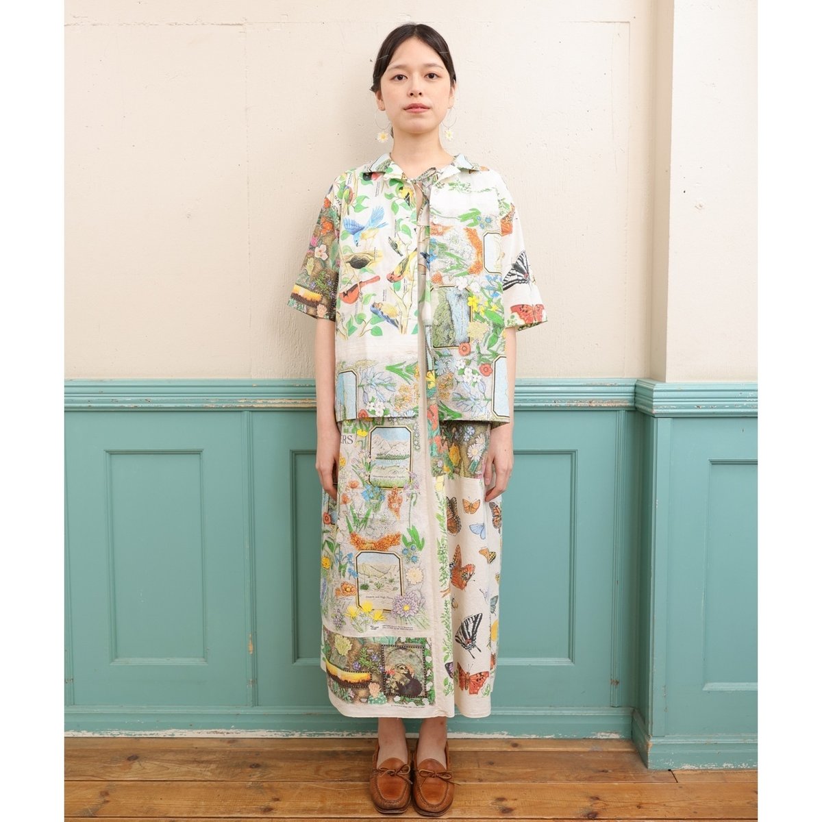 RIBBON LONG DRESS｜flower＆guitar 花とギター