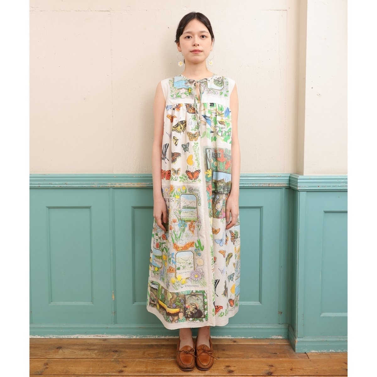 RIBBON LONG DRESS｜flower＆guitar 花とギター