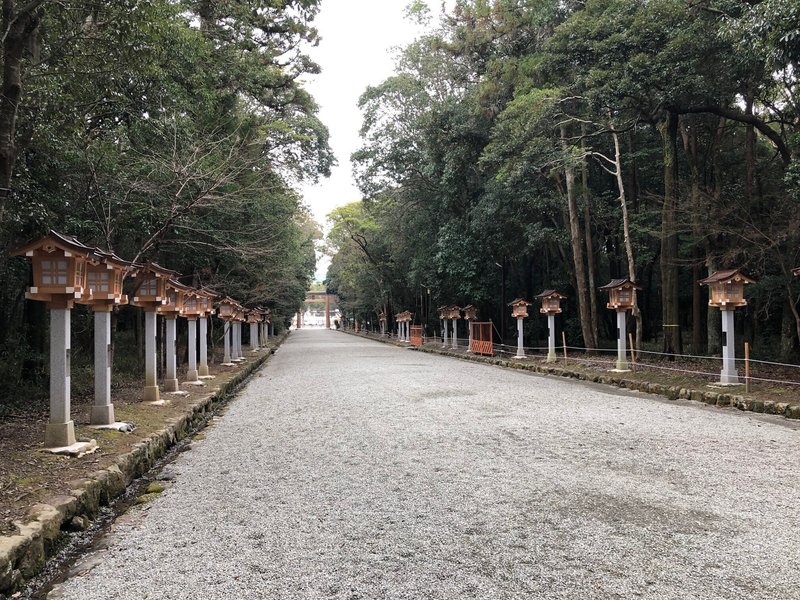 橿原神宮の参道
