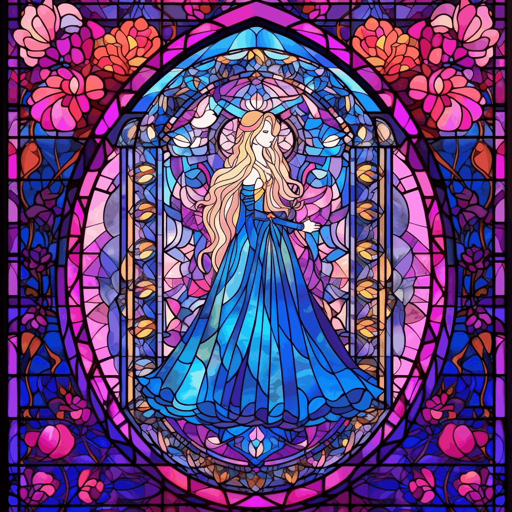 商用利用可能画像セット販売 #31 Midjourney 『ステンドグラス』｜お