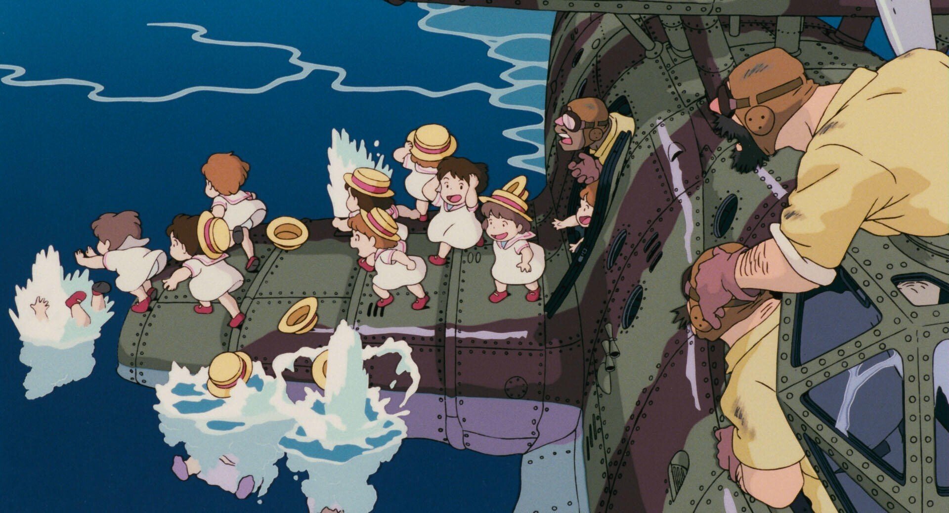 紅の豚の新聞記事 空賊連合のボスAが読んでいる新聞の見出しは、『ポルチェリーノ