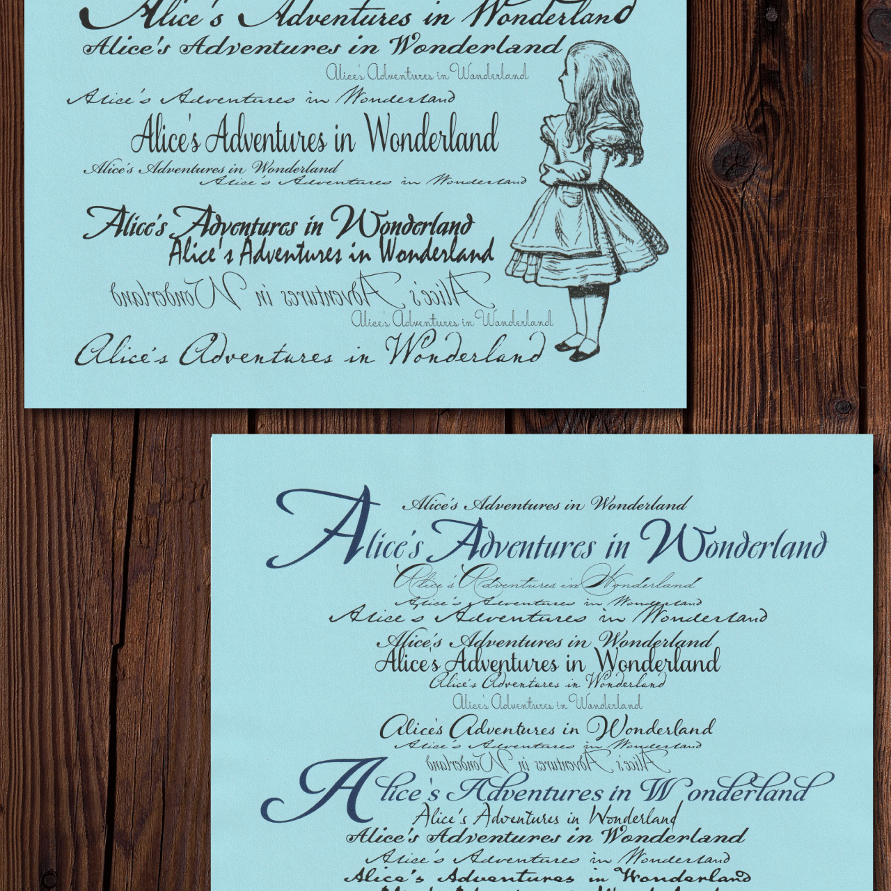 アリスのデザインペーパー3種/ダウンロード販売｜Campanel1a