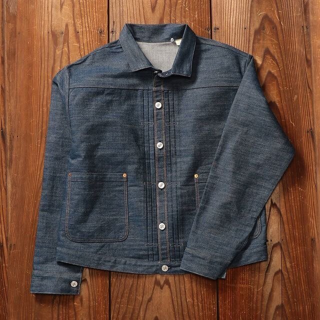 LEVI'S 506XX(1st Gジャン)プリーツのボックスステッチは実はしつけ糸