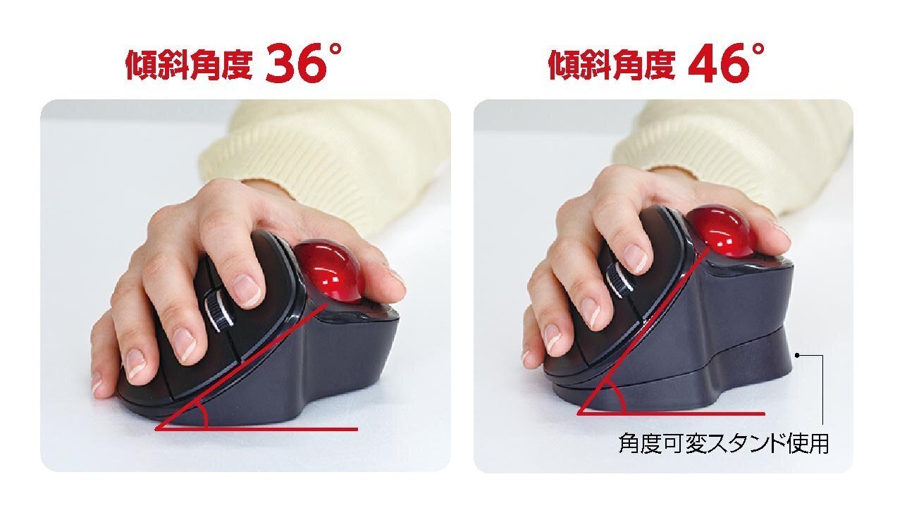 mus-tbif182 digio2 親指5ボタン光学式トラックボール ｜108