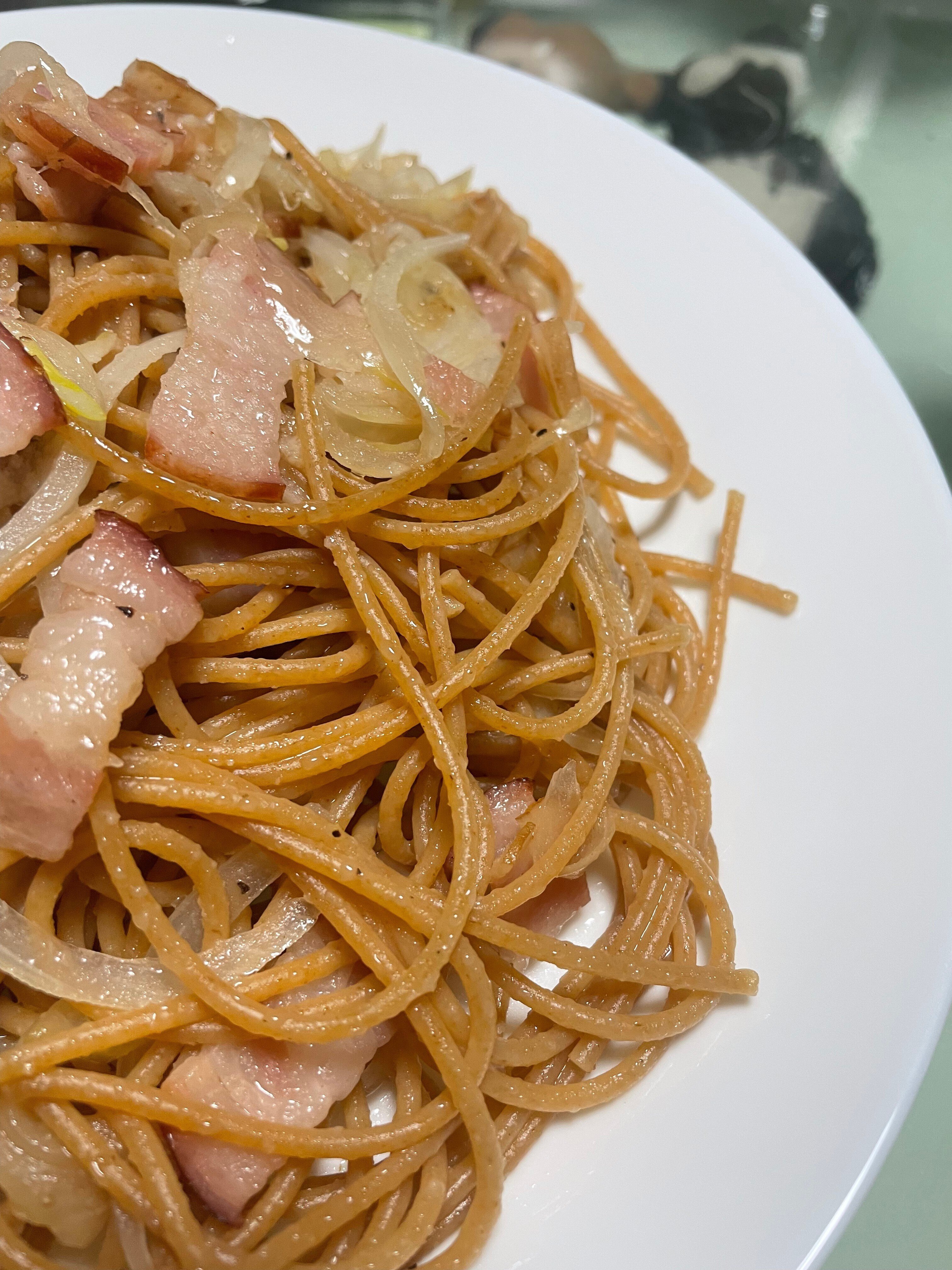 全粒粉 辛くないペペロンチーノ｜simo3355