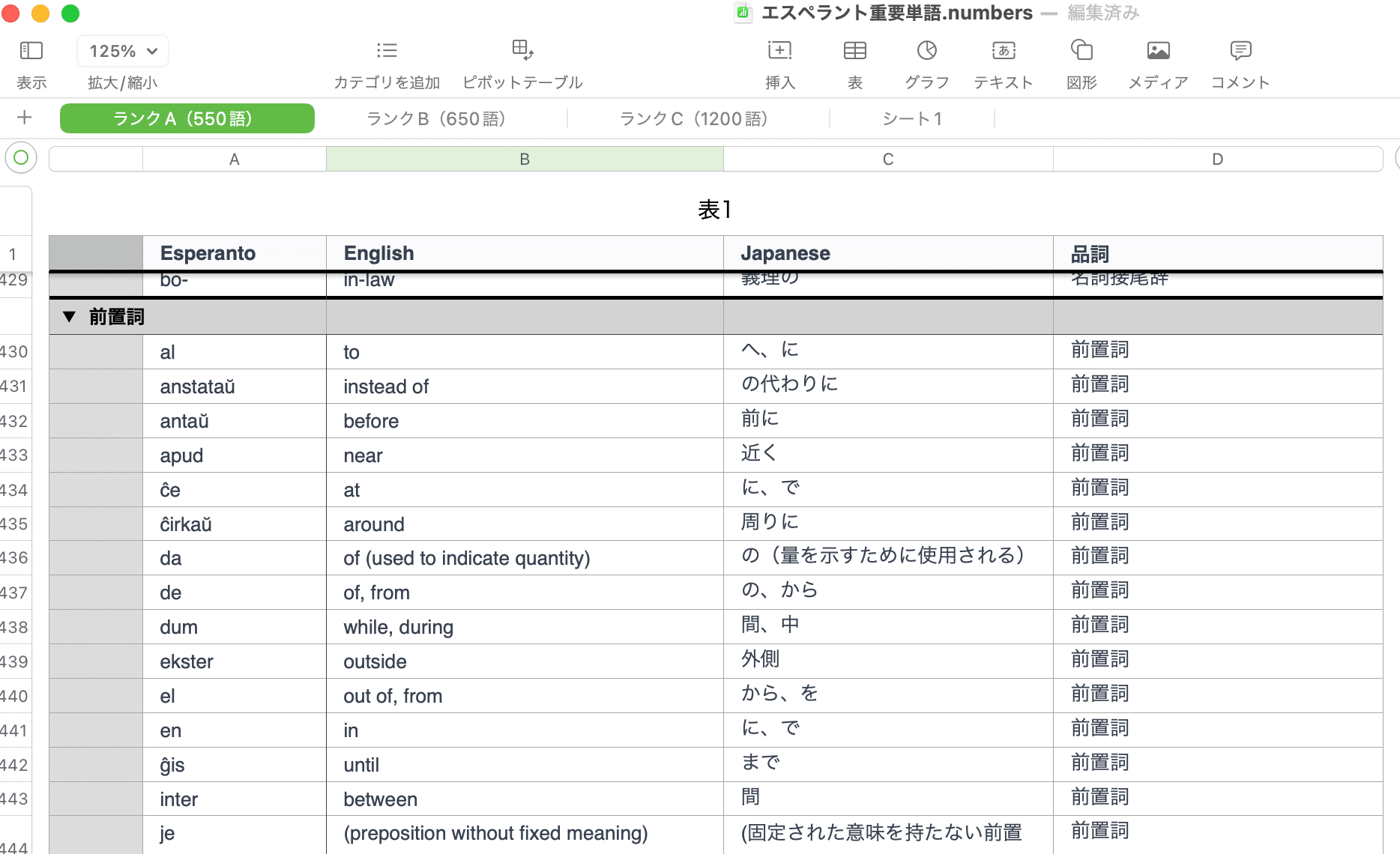 単語リストが結構便利（20230623エスペラント語進捗）｜サエキ エマ