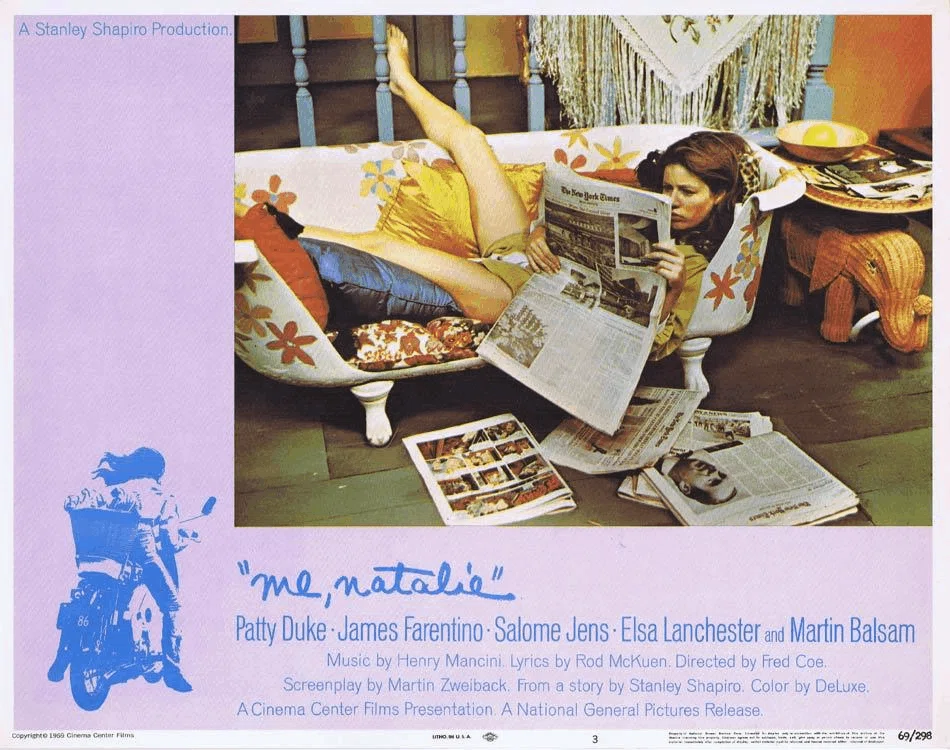 ナタリーの朝　USオリジナル映画ポスター 映画『ナタリーの朝』(1969／米)の珍しい予告篇 日本では□未DVD化