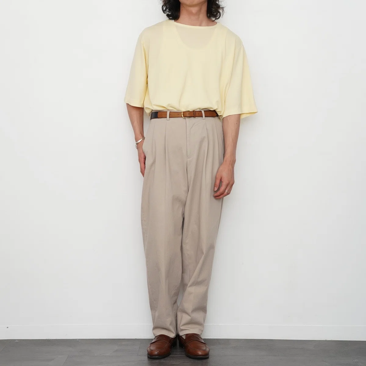 MAATEE＆SONS 和紙キャップショルダーマーティーアンドサンズロンT ちゃえ