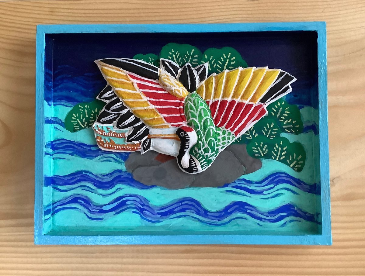 つくってみた、やってみた、和菓子の木型で日本画制作｜studio-Rie  