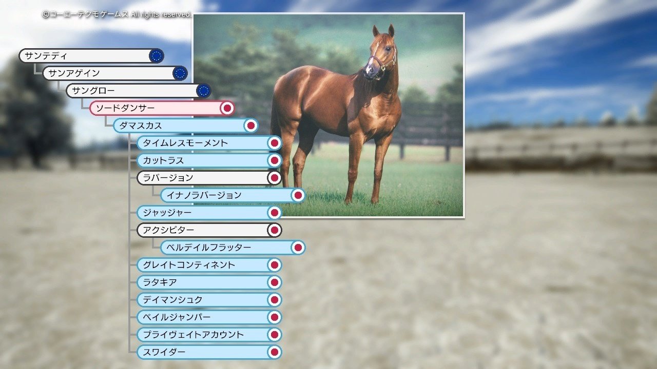 Winning Post 10 ソードダンサー/ダマスカス 系統確立｜アリゼオ