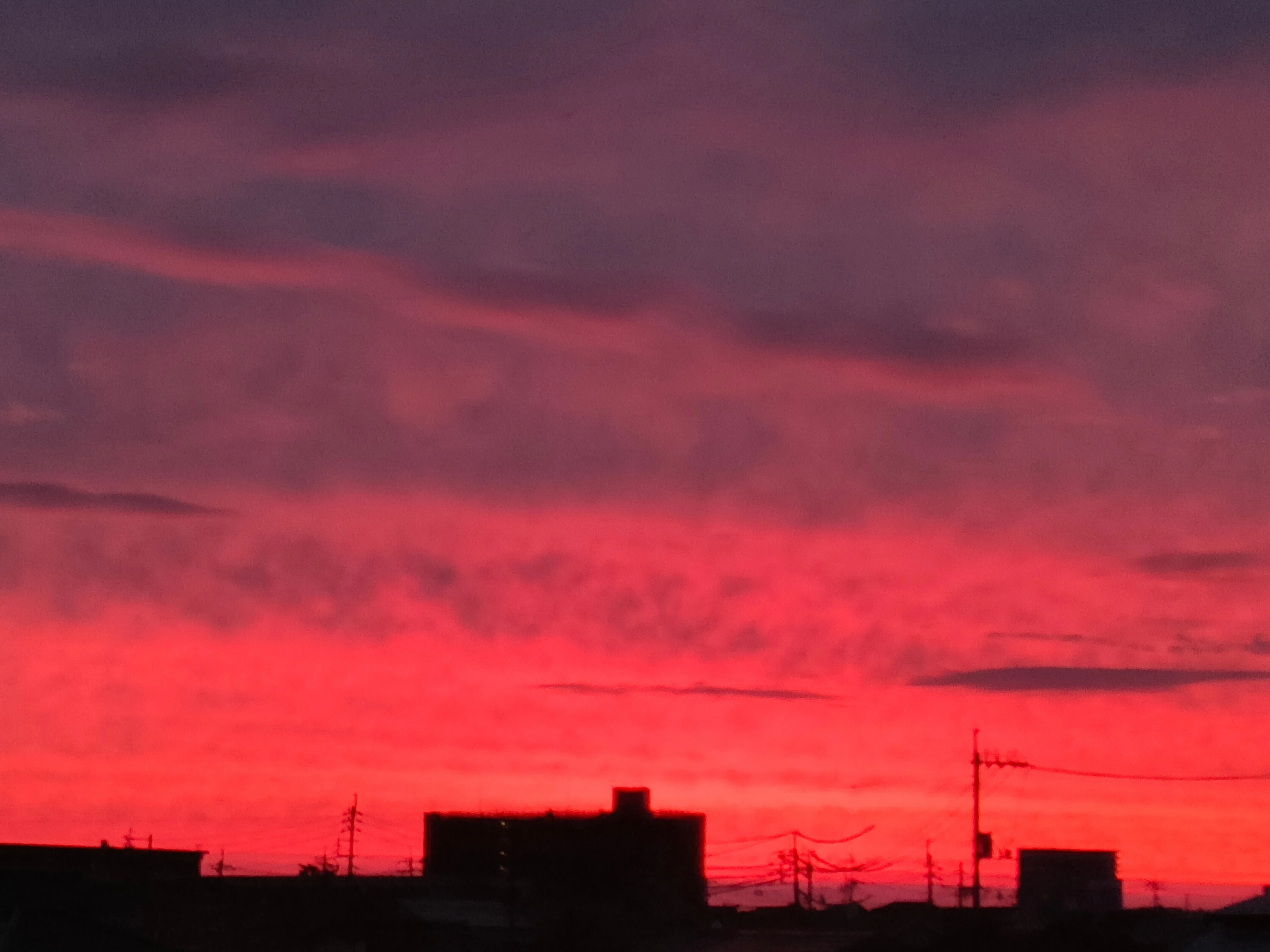 今朝の空｜saku