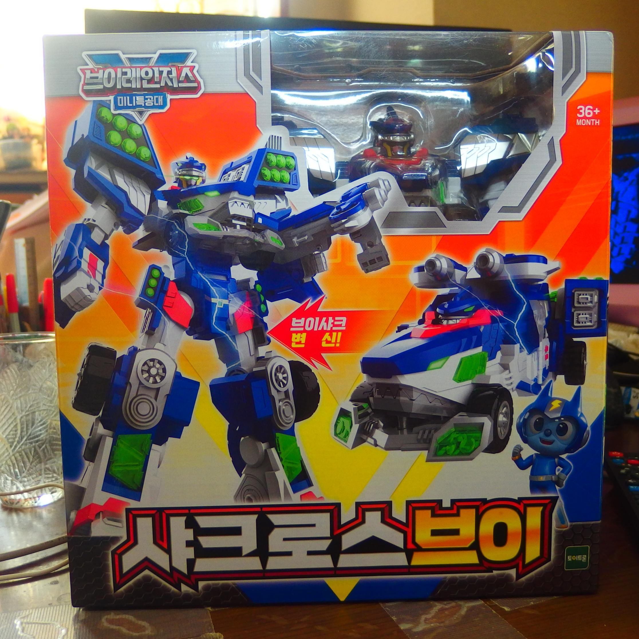 韓国トイ][韓国アニメ]卓上玩具レビュー152 샤크로스브이