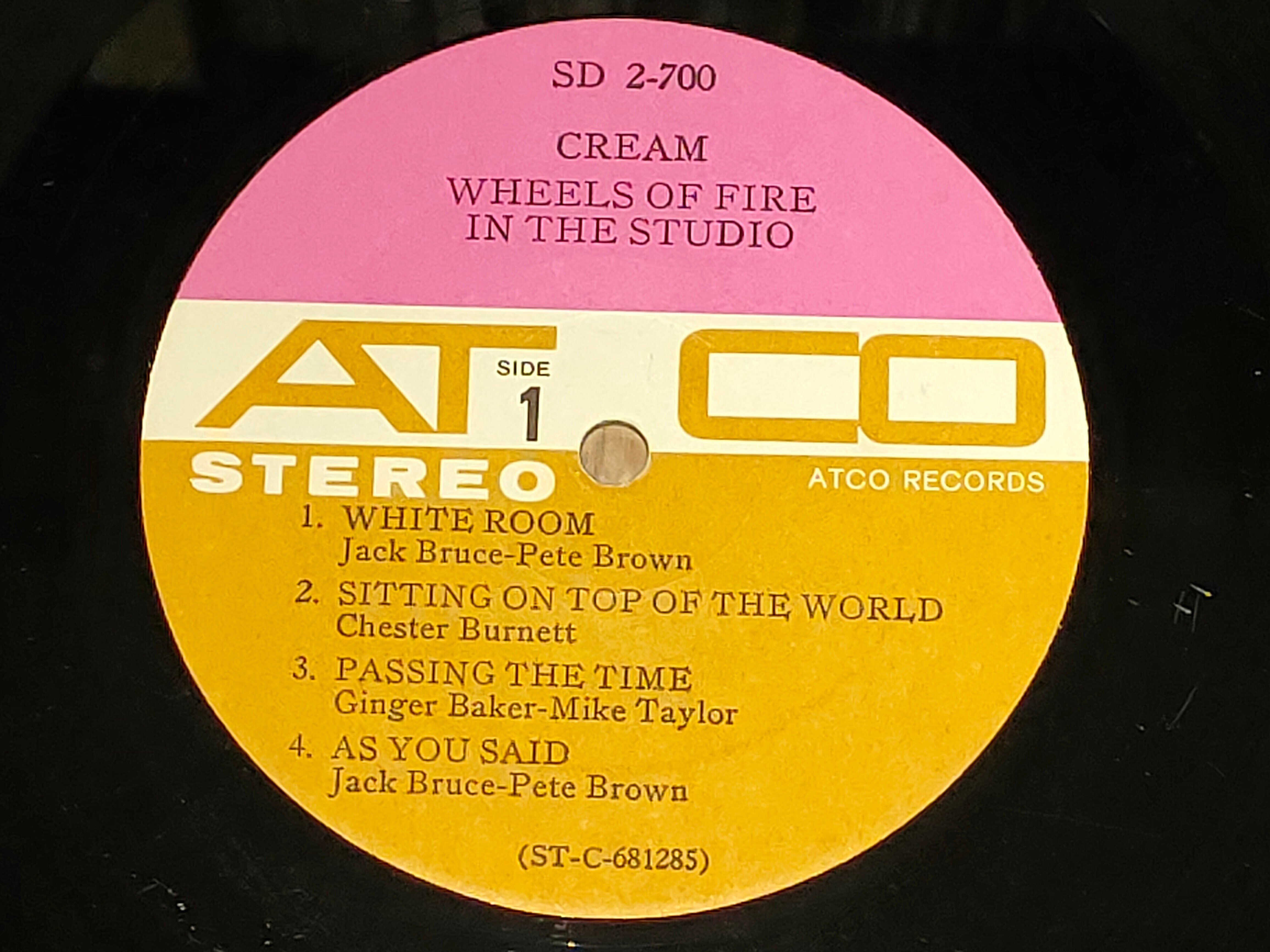 【英国原盤】Cream / Wheels Of Fire レコード アナログ Cream クリーム/クリームの素晴らしき世界 Wheels of Fire UK