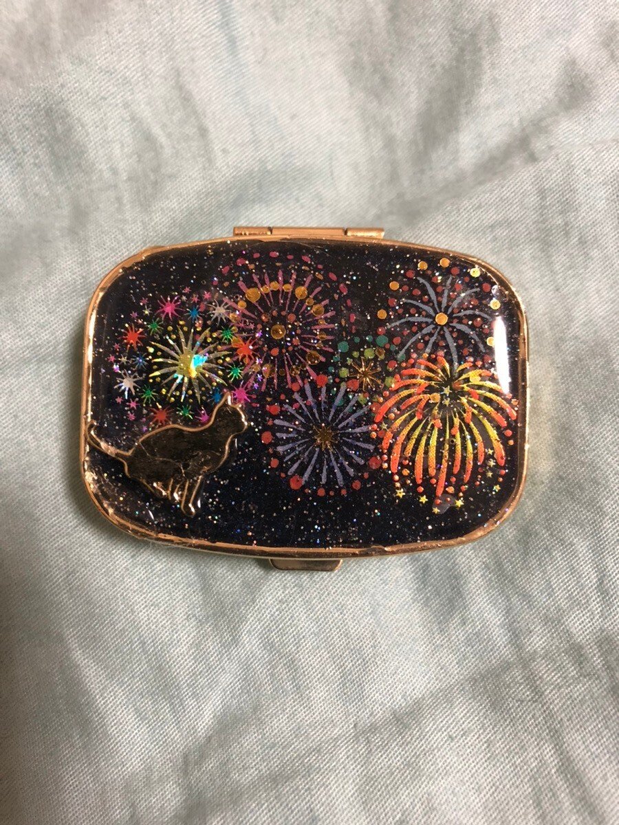 maiiさん専用」ハンドメイド レジン 茶トラ ピルケース - その他