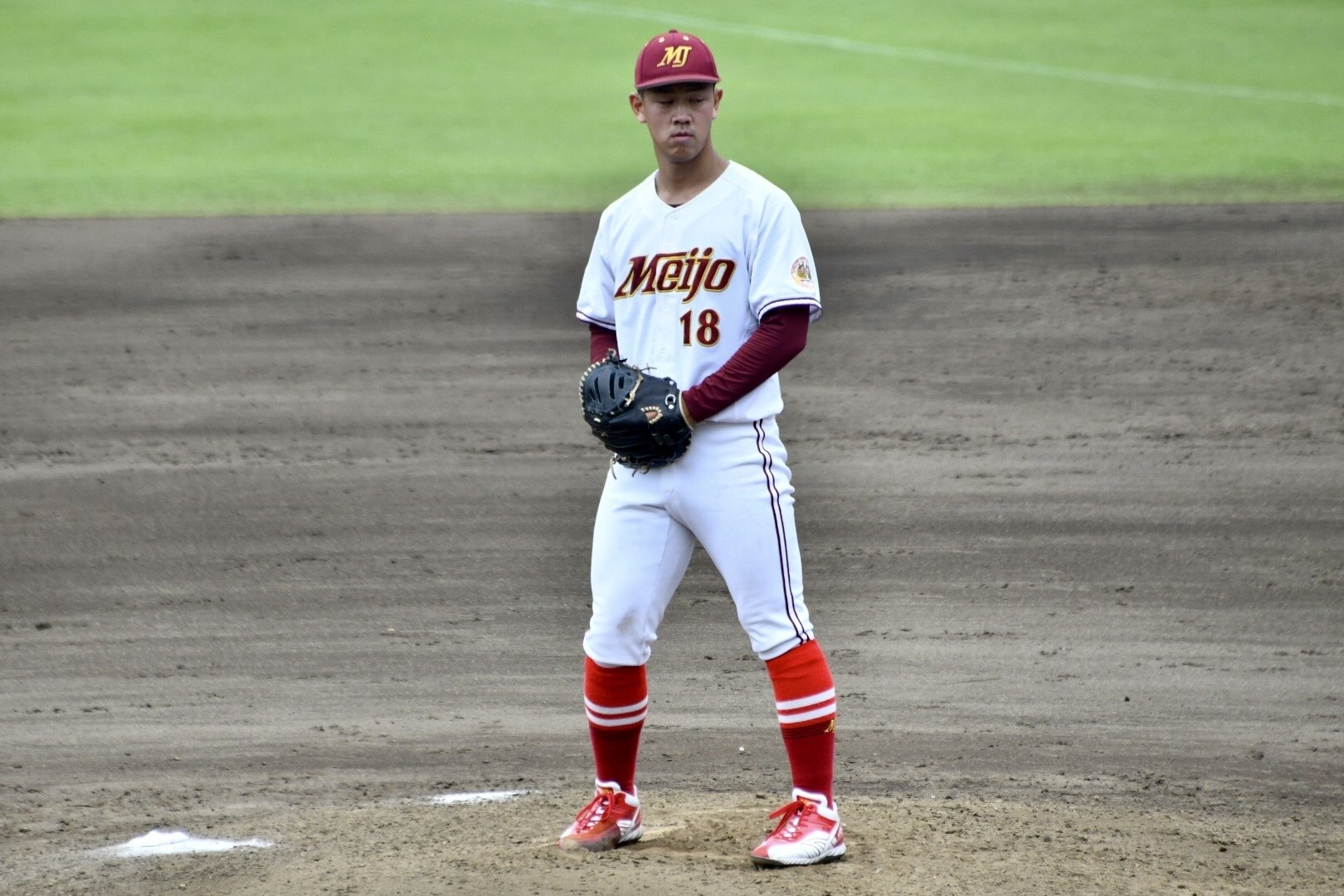 岩井俊介投手6/19日本代表選出合宿|red93