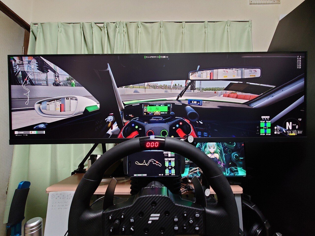 程よく圧巻」なフラットタイプウルトラワイド：JAPANNEXT JN