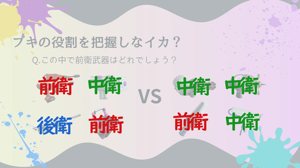 [Splatoon 3] Shall we understand the roles of weapons around here?｜たけのこ ...