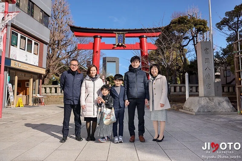 富岡八幡宮へ七五三出張撮影