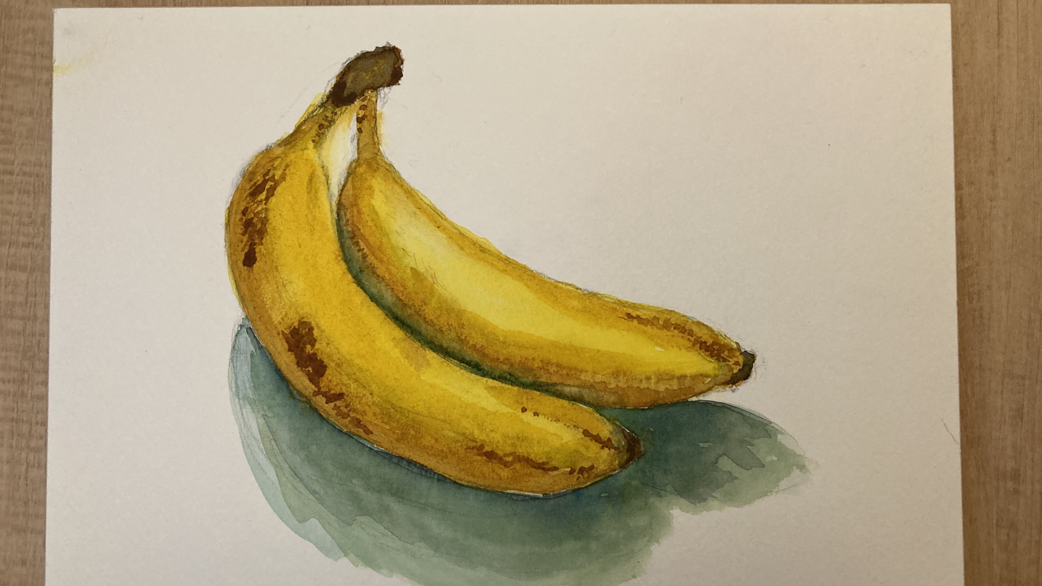 水彩】バナナ｜るりりん＠お絵描きノート