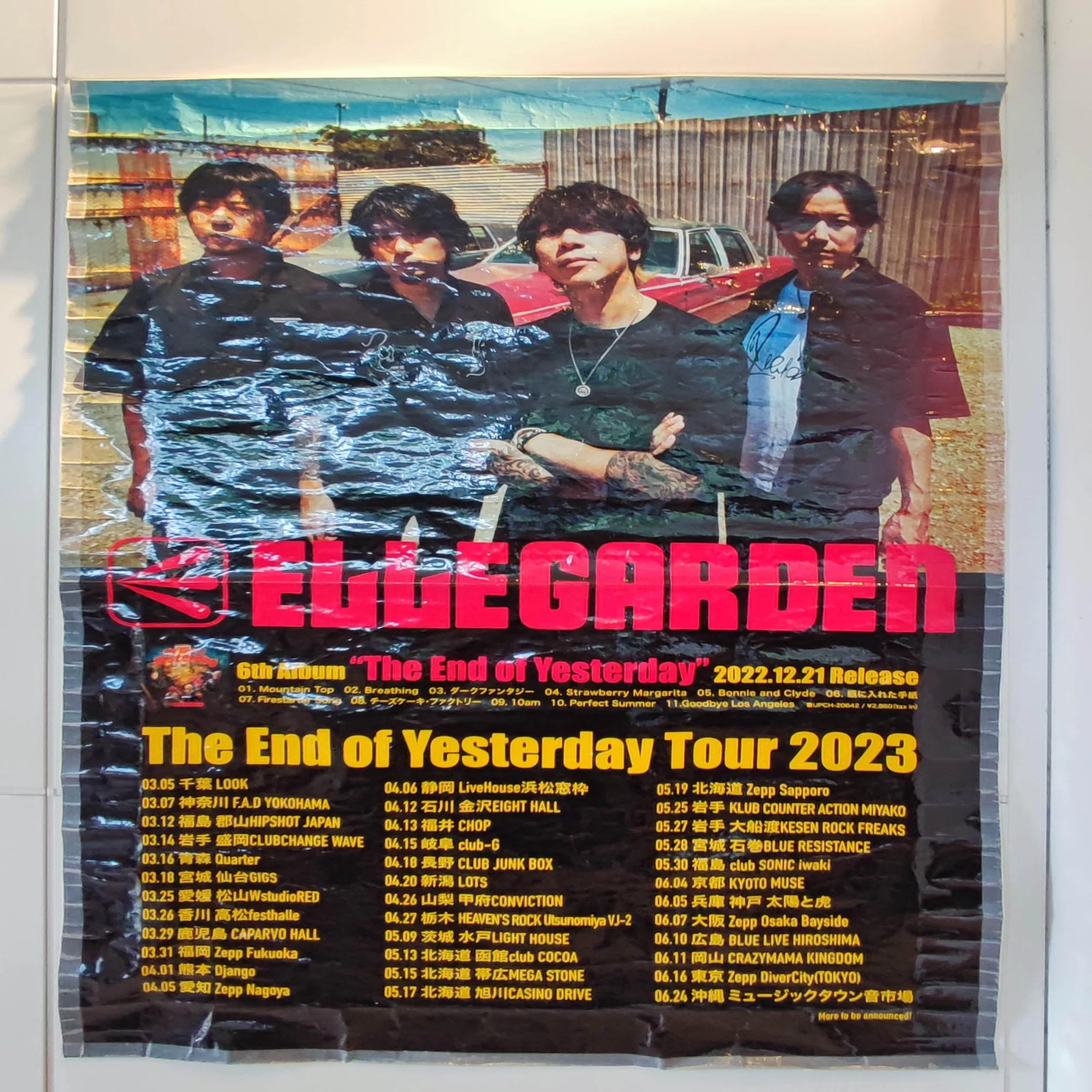 ELLEGARDEN 『The End of Yesterday Tour 2023』@ZeppDiverCityの 
