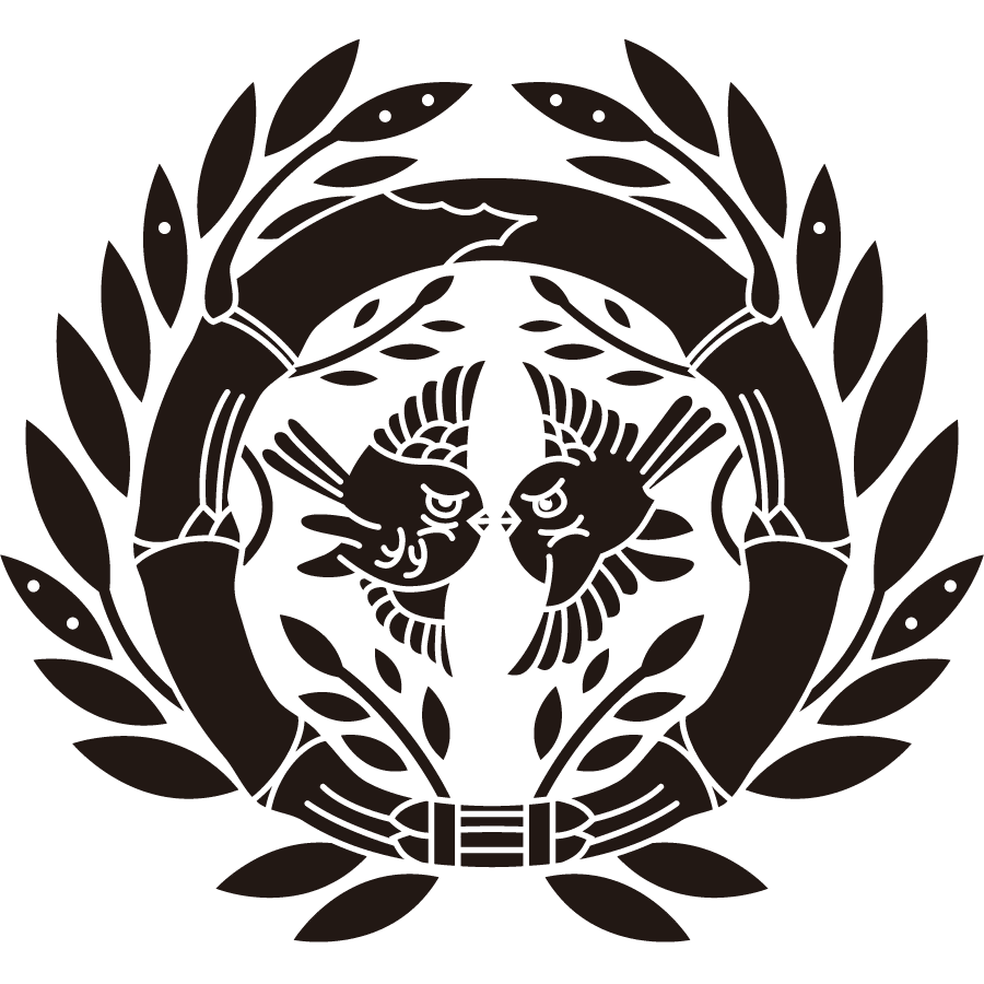 世界に一つ！私が彫った壁掛け時計！伊達家家紋 竹に雀 木に手彫り