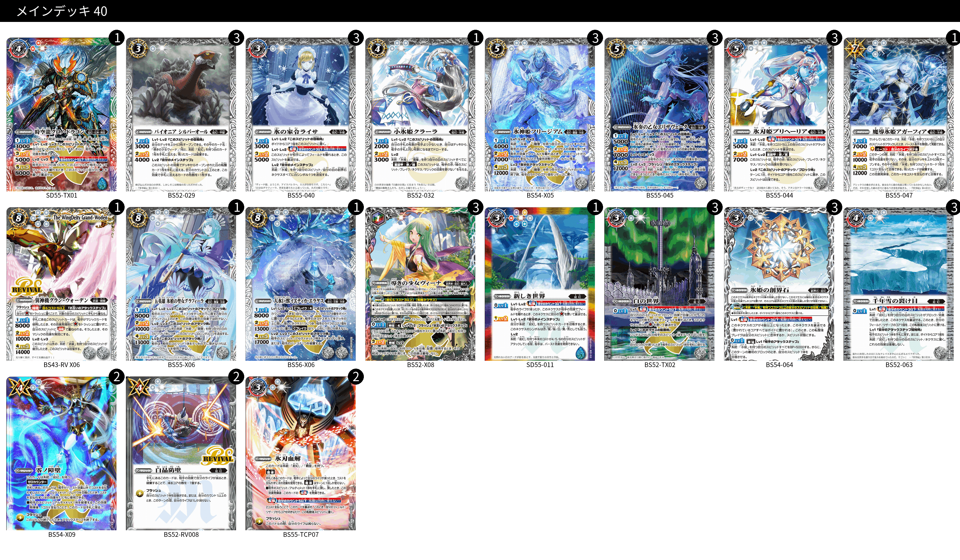 氷姫】｜赤チャート