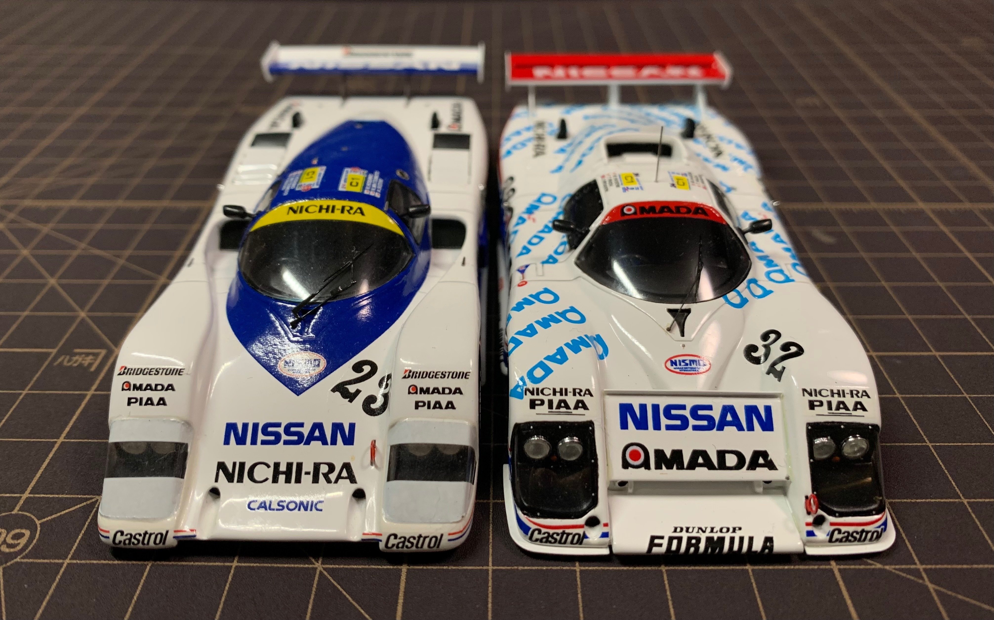 LeMans43 ニッサンR86V Calsonic LM1987 ニッサンR86V』ル・マンへの第一歩を歩み出したニッサンの記念碑