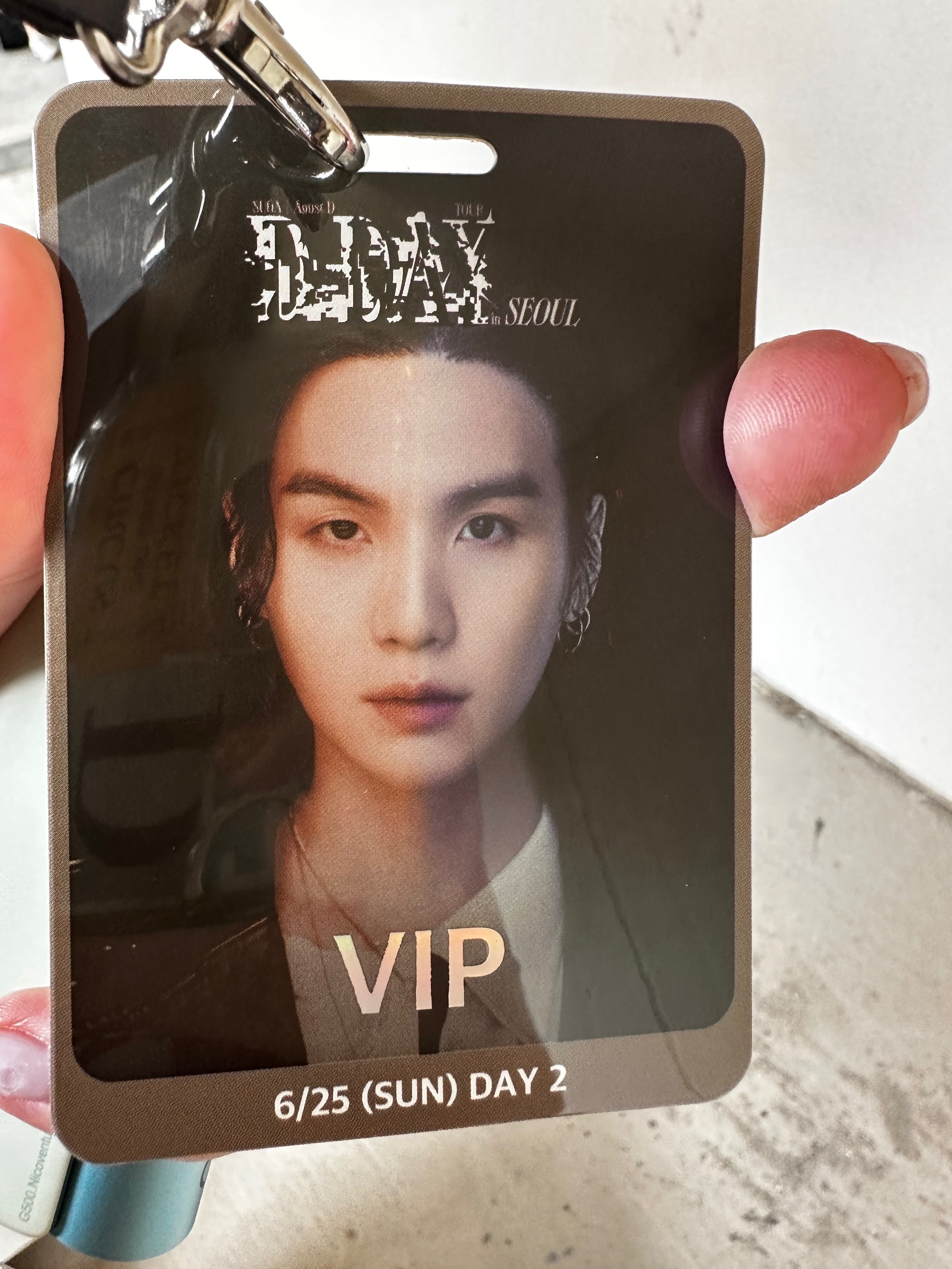 SUGA Agust D D-DAYシンガポール公演 VIP特典トレカ2種セット