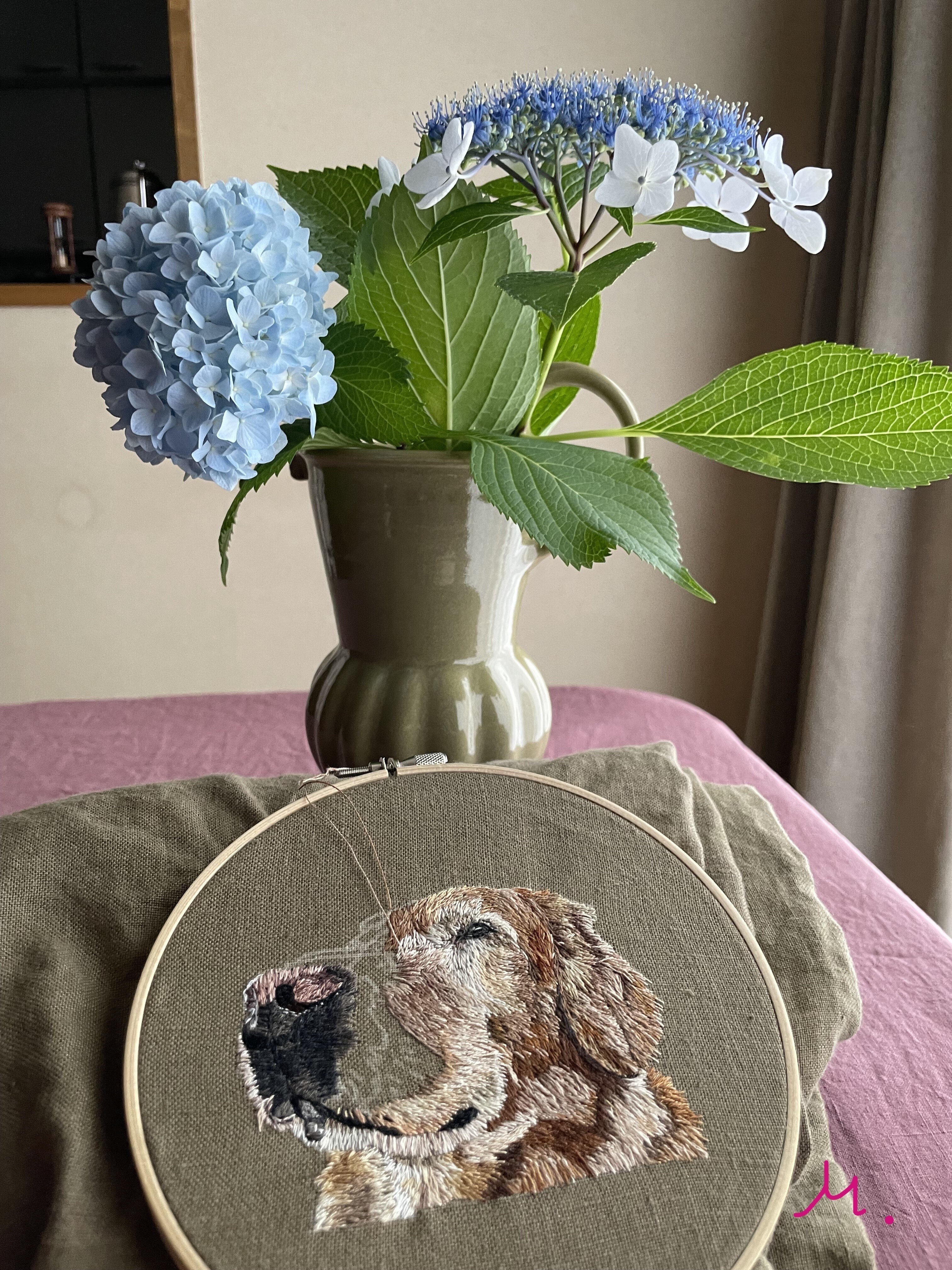 ゴールデンレトリバー・刺繍 4｜メグ工房