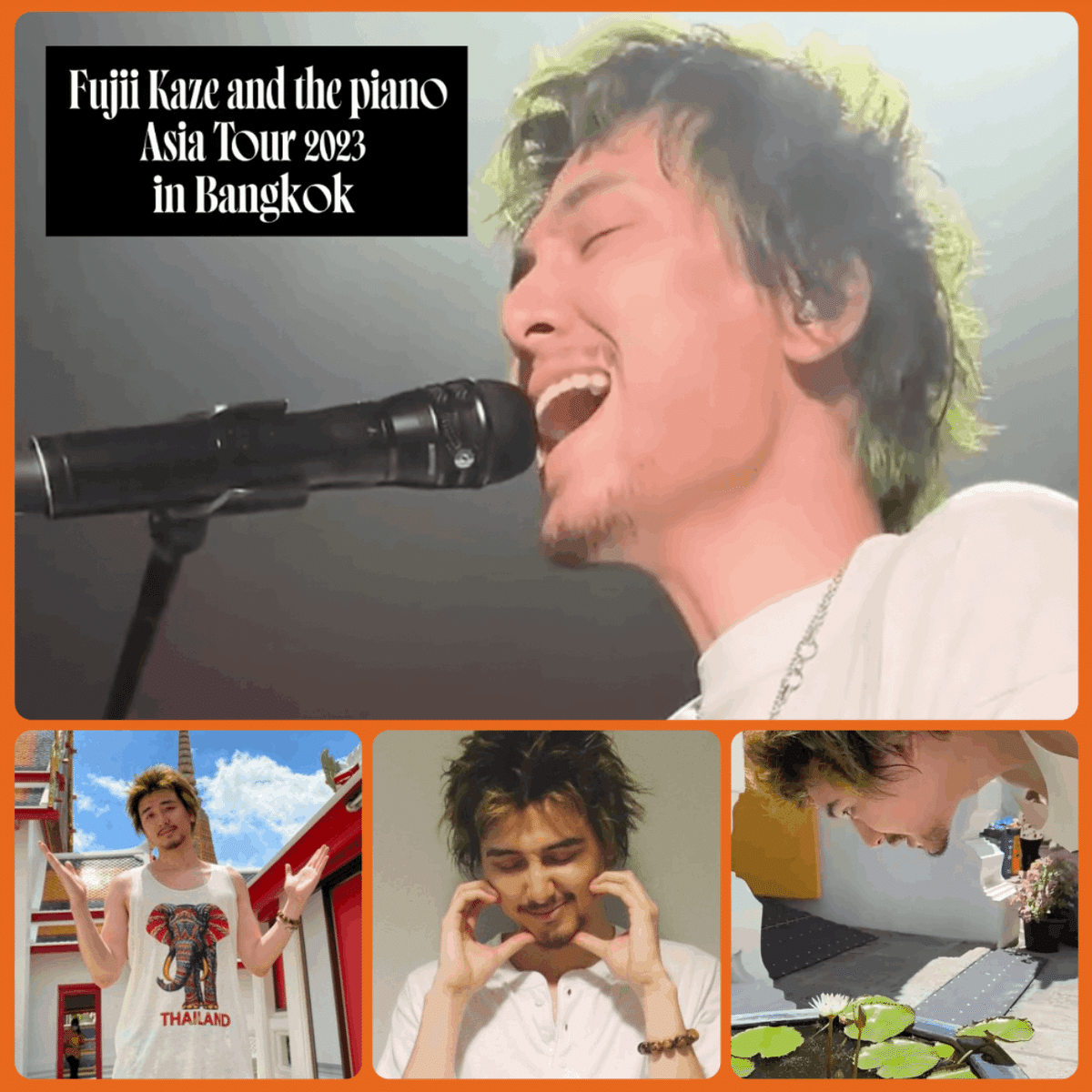 藤井風　アジアツアー　タイ限定バッグ＆ペットボトルストラップ（ボトル付） 藤井風 アジアツアー タイ限定バッグ＆ペットボトルストラップ（ボトル