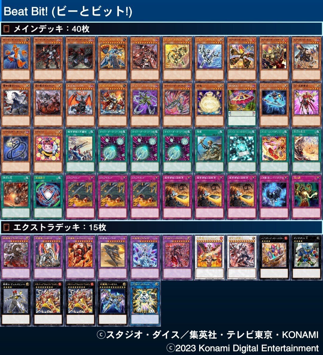 遊戯王デッキ紹介】Beat Bit! 【コンボデッキ】｜デュエル炒飯