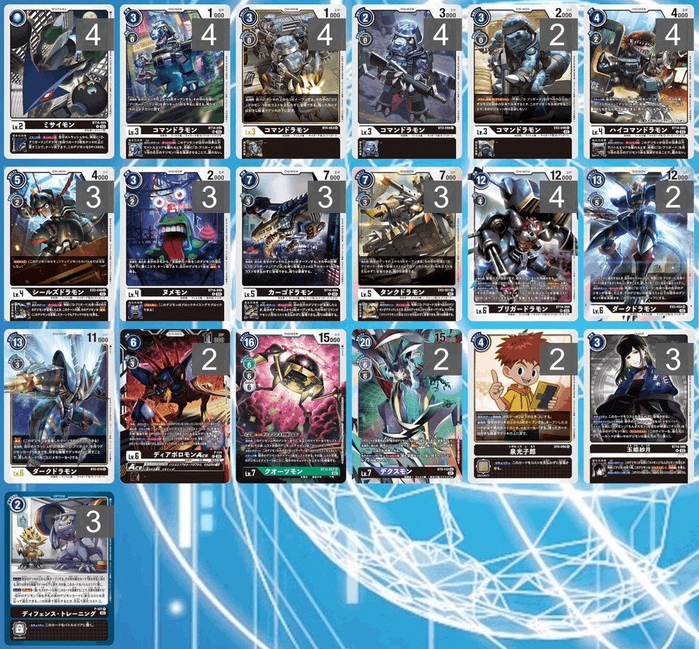 【激安セール】 デジカ】超展開で相手を圧倒! 新Dブリガードデッキ【デッキ紹介 デジモンカードゲーム