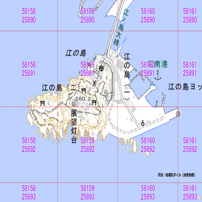 Web Mapのタイル番号をArcGIS Proで計算する その2 -タイルポリゴンを