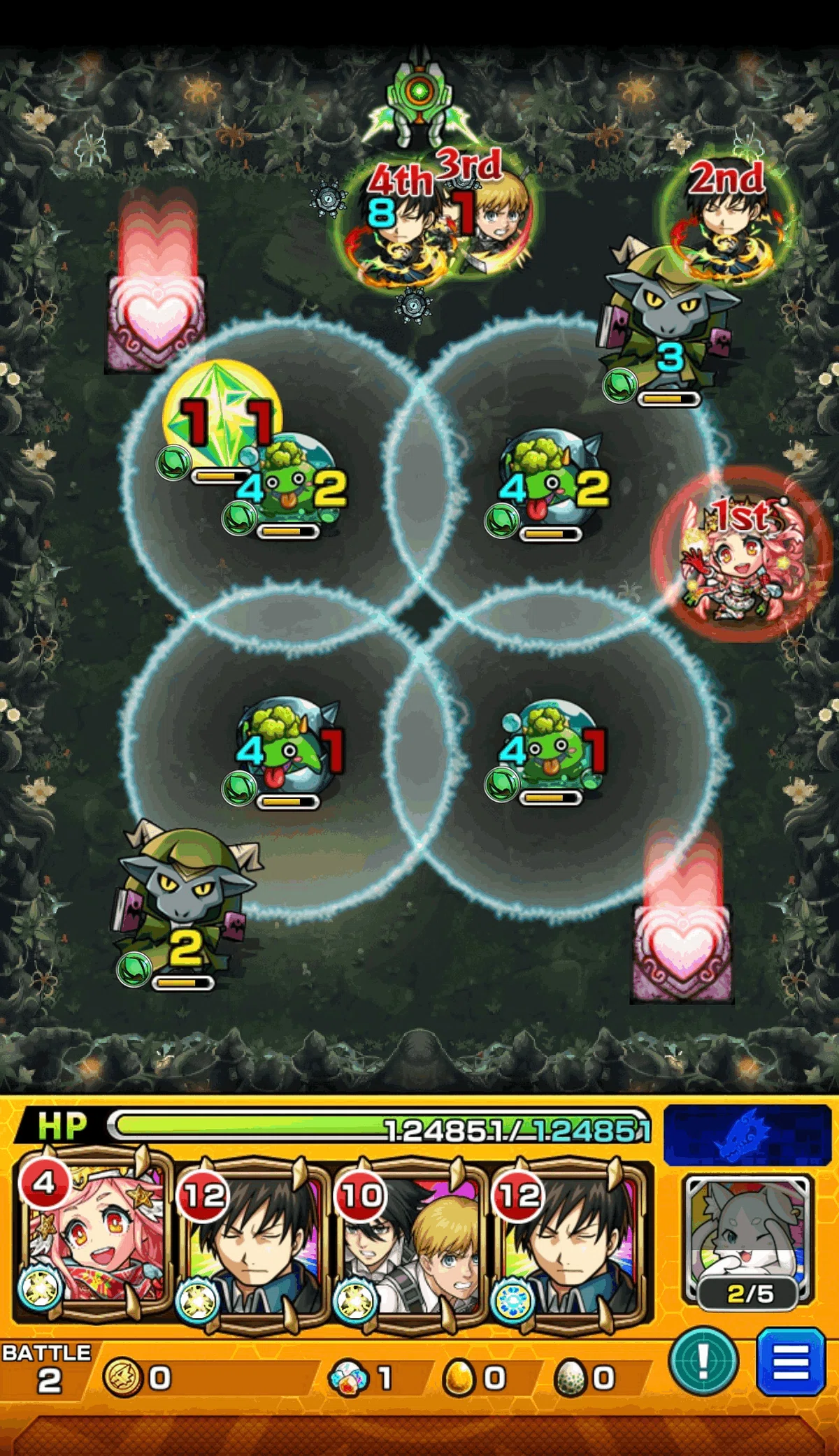 Brain-dead farming of Forbidden Abyss [Abyss/Wood] [Monster Strike ...