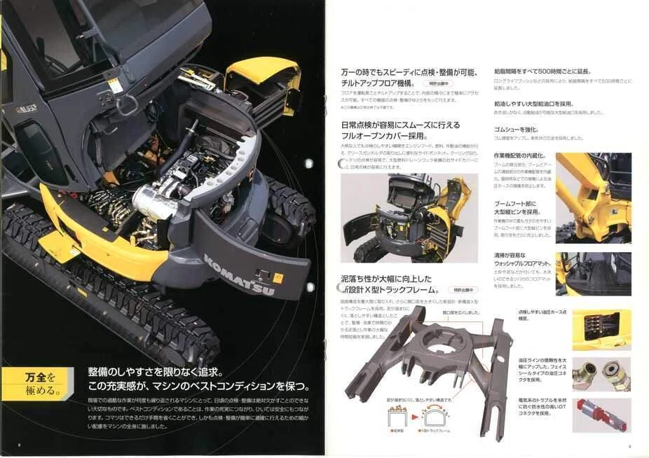 コマツ PC35MR-2 | PC35MR-5 KOMATSU Ton GALEO GALEO｜建設機械化