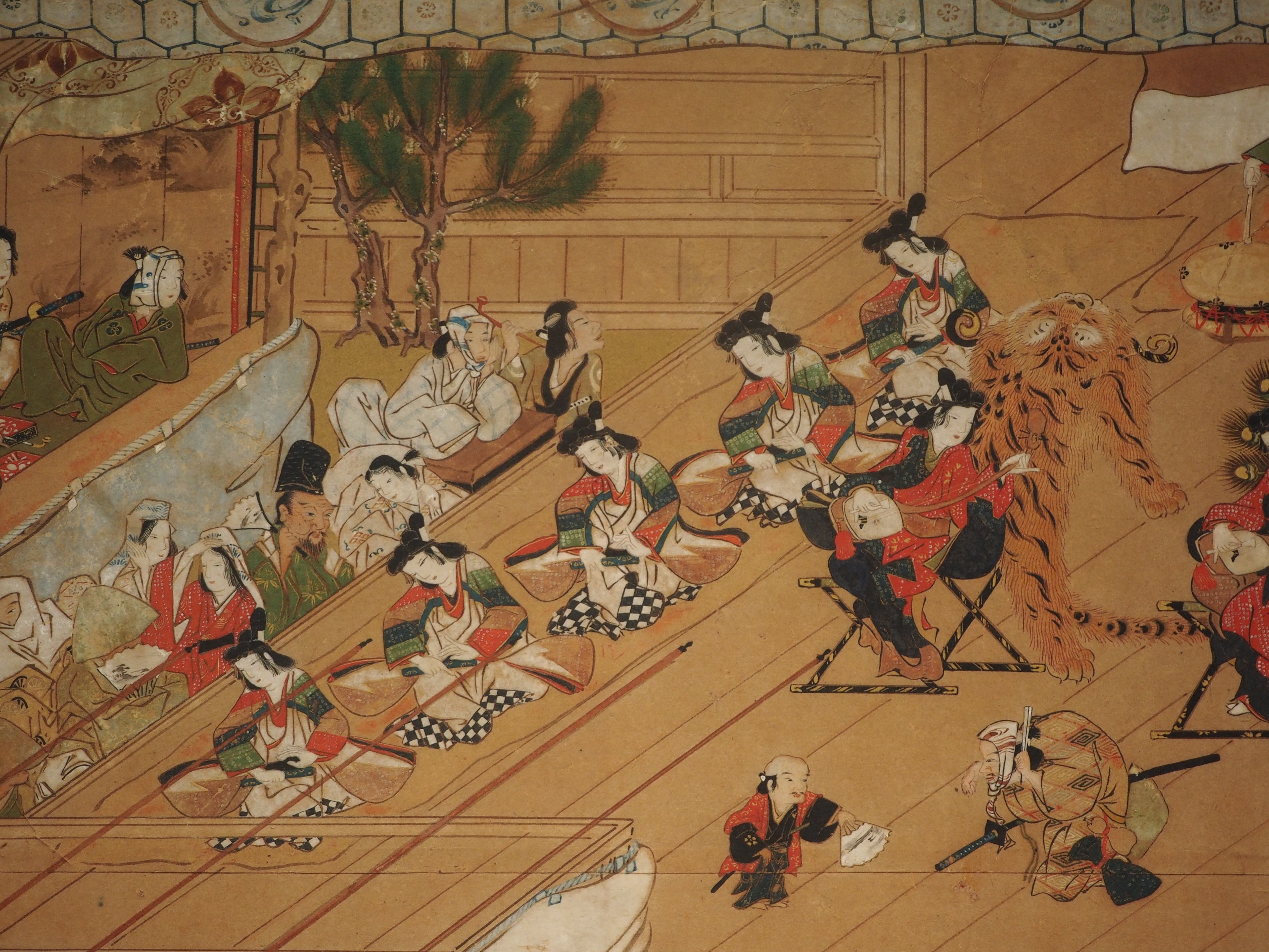 平治物語絵巻・三条殿焼討》と一緒にボストンへ渡った《四条河原遊楽図