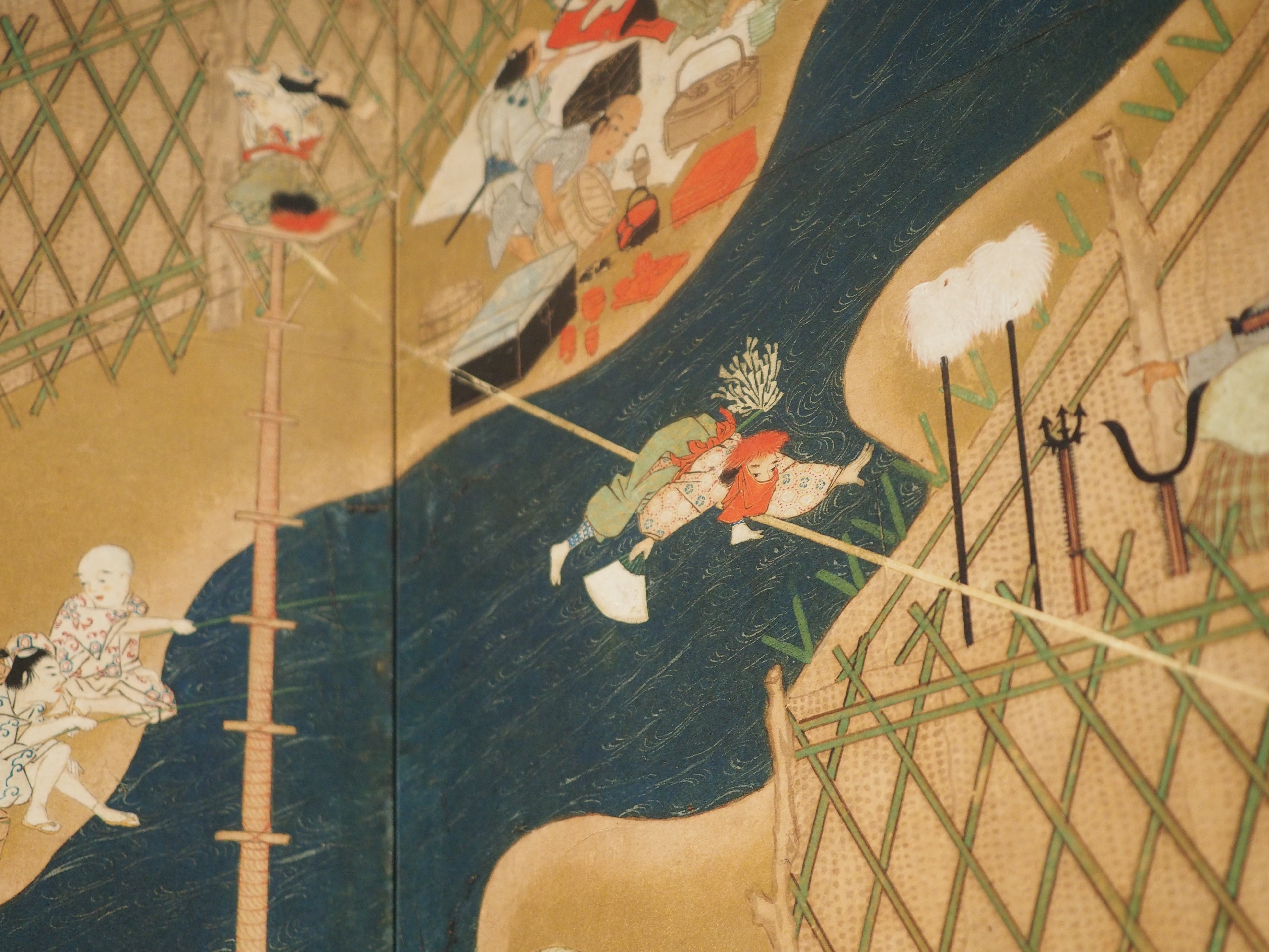 四条河原遊楽図屏風、超希少・大判画集画、新品高級額装付 風景 四条河原遊楽図屏風｜西尾市公式ウェブサイト