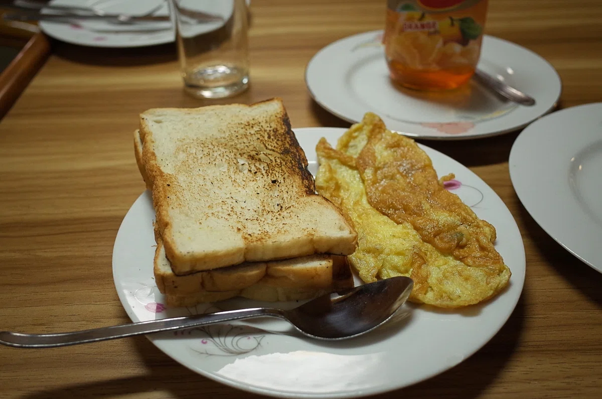 洋風の朝食