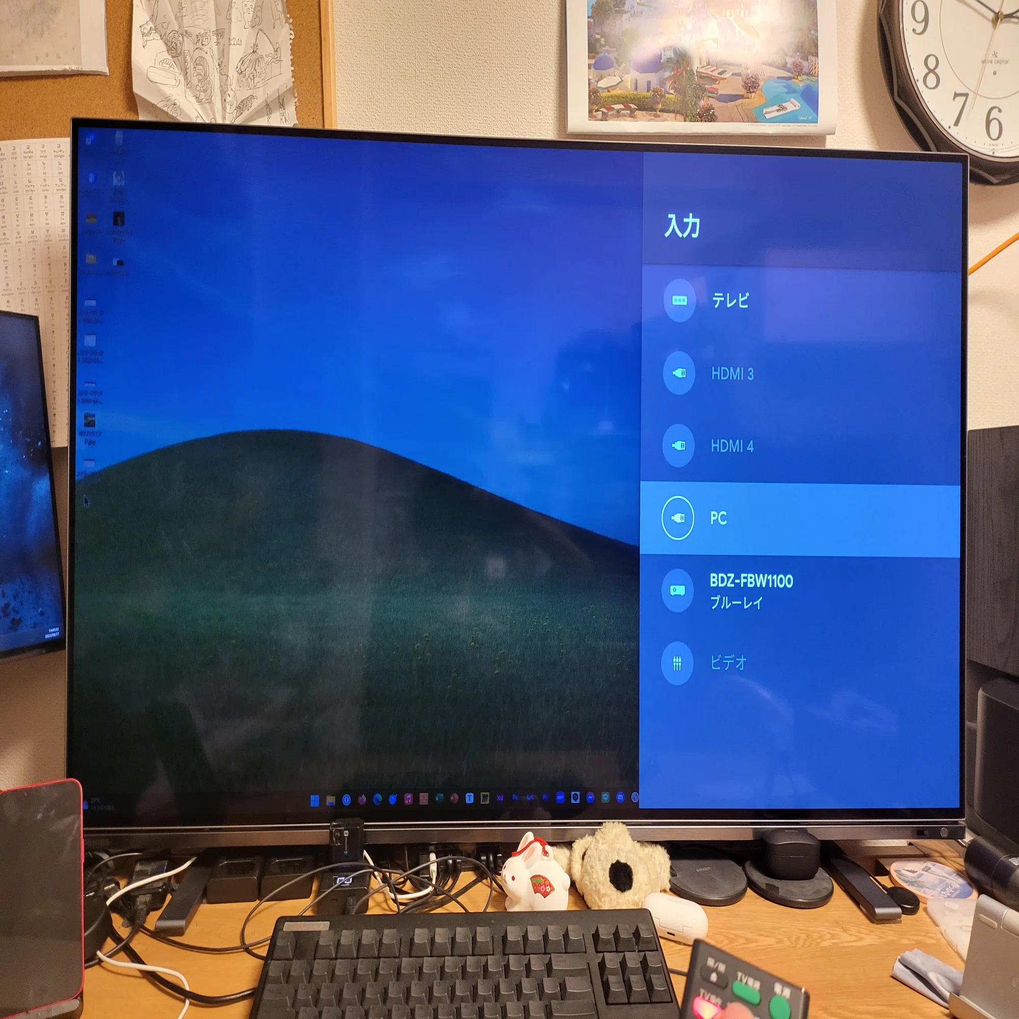PCモニター 48インチ4K有機ELテレビに買い換えしたゾ！ 東芝REGZA 
